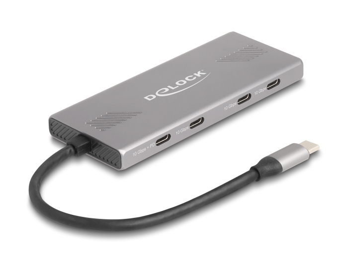Delock 7 Port USB Hub 10 Gbps mit 4 x USB Type-C™ Buchse und 3 x USB Typ-A Buchse mit PD 80 W #2 
