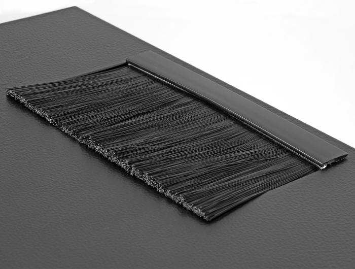 Delock 10″ Netzwerkschrank 6 HE mit Glastür zur Stand- oder Wandmontage, 240 mm Tiefe, Traglast 30 kg, 330 x 312 x 300 mm, schwarz #4 