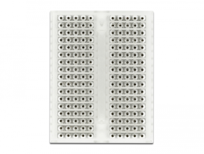 Delock Experimentier-Mini Steckbrett 170 Kontakte transparent #2 
