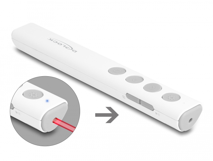 Delock USB Laser Presenter weiß #3 