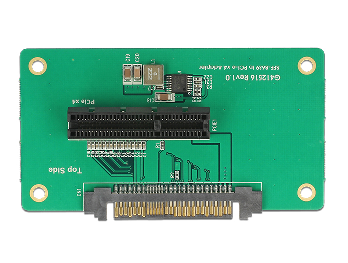 Delock Adapter U.2 SFF-8639 > PCIe x4 mit Befestigungsplatte #4 