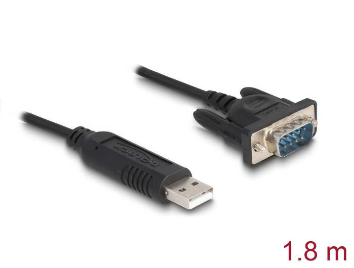 Delock USB 2.0 zu Seriell RS-485 Adapter mit 15 kV ESD Schutz und kompaktem seriellen Steckergehäuse #1 
