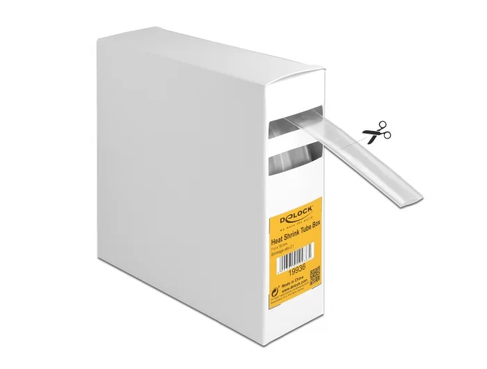 Delock Schrumpfschlauch Box, Schrumpfungsrate 2:1, 7 m x 16 mm transparent #2 