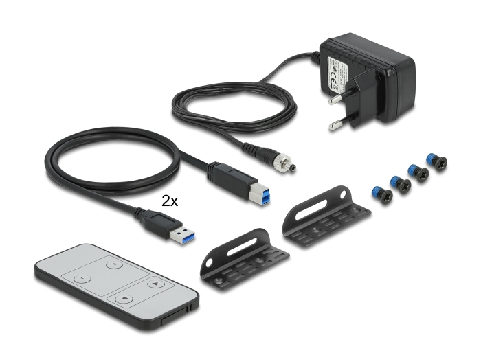 Delock DisplayPort 1.4 KVM Switch 8K 30 Hz mit USB 5 Gbps und Audio #2 