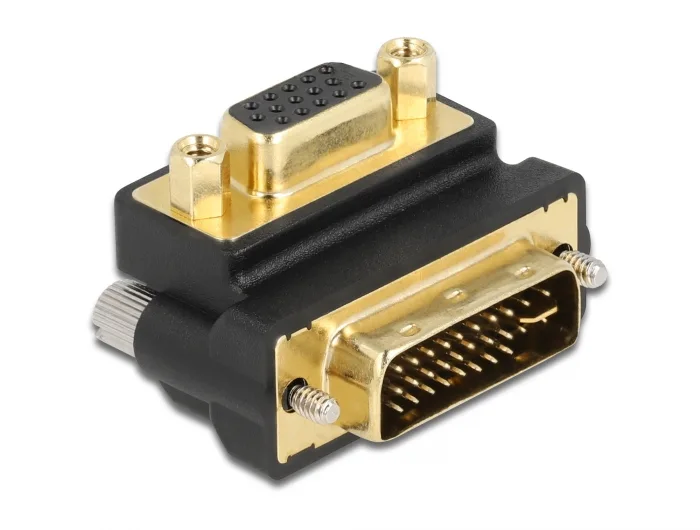 Delock Adapter VGA Buchse zu DVI 24+5 Pin Stecker 270° gewinkelt #1 