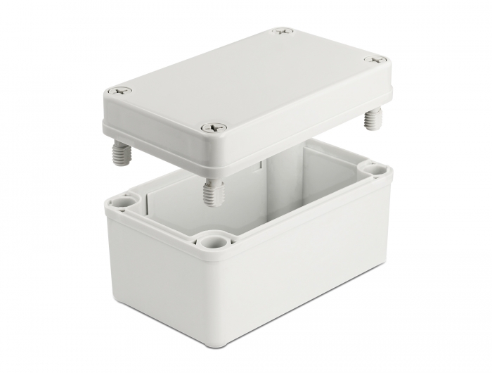 Delock Installationsgehäuse IP65 wasserdicht 130 x 80 x 70 mm grau #2 