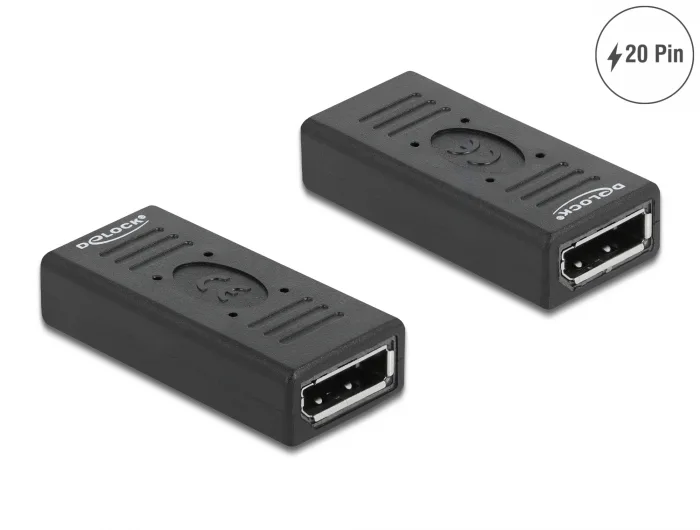 Delock DisplayPort 1.2 Adapter Buchse zu Buchse Gender Changer mit Pin 20 #1 