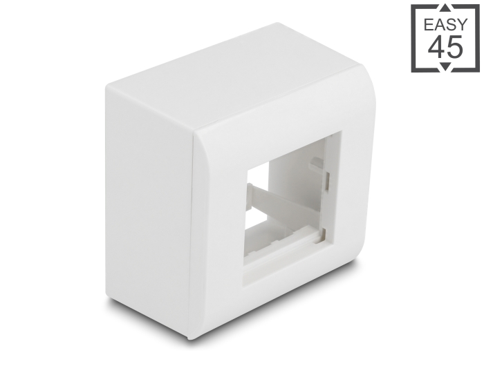 Delock Easy 45 Aufputzgehäuse 82 x 82 mm, weiß #1 