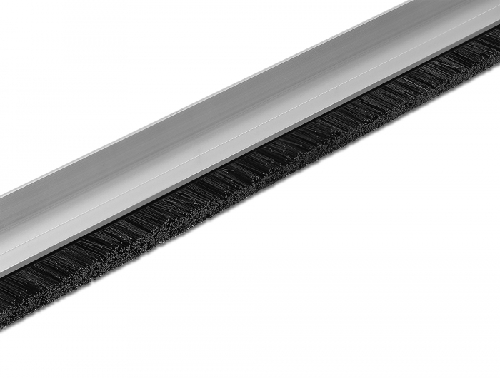 Delock Bürstenstreifen 20 mm mit Alu-Profil gewinkelt - Länge 1 m #3 