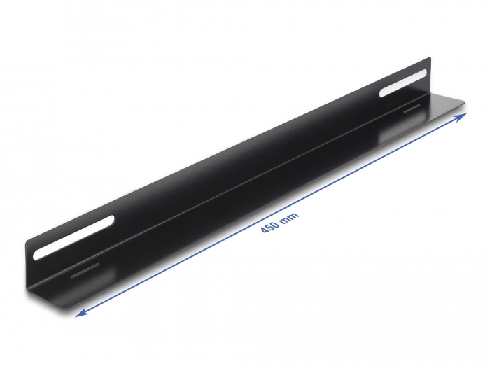 Delock 19″ Tragschiene für Netzwerkschrank 450 x 40 mm 2 Stück #3 