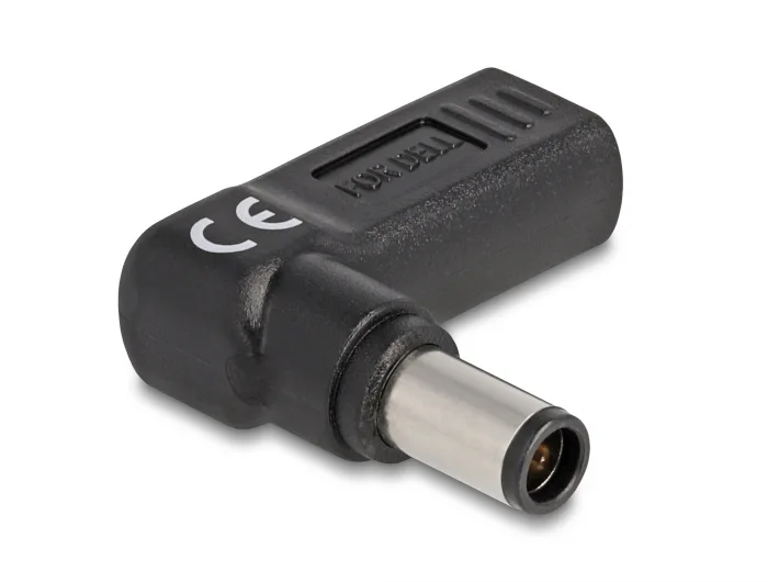Delock Adapter für Notebook Ladekabel USB Type-C™ Buchse zu Dell 7,4 x 5,0 mm Stecker 90° gewinkelt #2 
