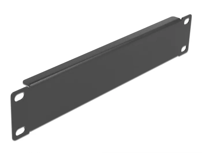 Delock 10″ Netzwerkschrank Blindabdeckung 1 HE schwarz #1 
