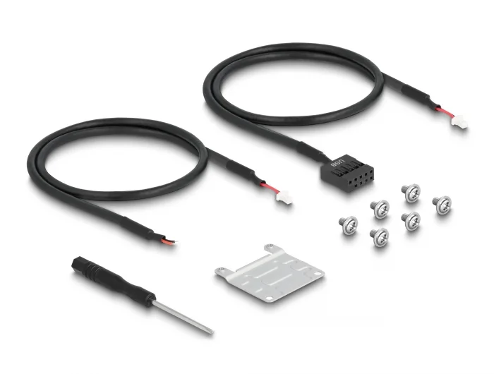 Delock Konverter M.2 Key B+M Stecker zu 1 x Mini PCIe Slot half size / full size mit flexiblem Kabel #3 