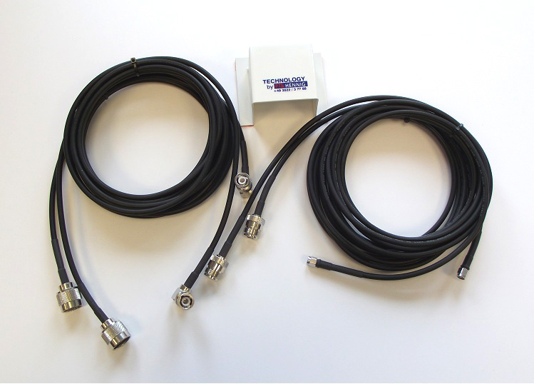 Blitzschutz - Komplett-Set für LTE MIMO Antennen
