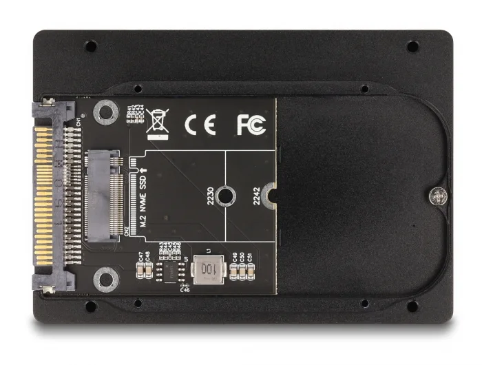 Delock 2.5″ Konverter U.2 SFF-8639 zu M.2 NVMe Key M - 7 mm Höhe #5 