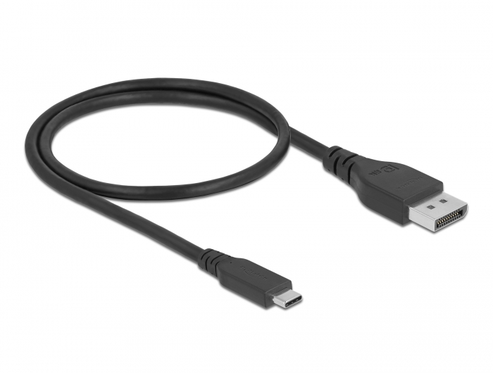 Delock Bidirektionales USB Type-C™ zu DisplayPort Kabel (DP Alt Mode) 8K 60 Hz 0,5 m DP 8K zertifiziert #2 