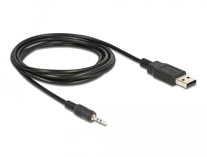 Delock Konverter USB 2.0 Stecker > TTL 2,5 mm 3 Pin Klinkenstecker 1,8 m (3,3 V) #2 