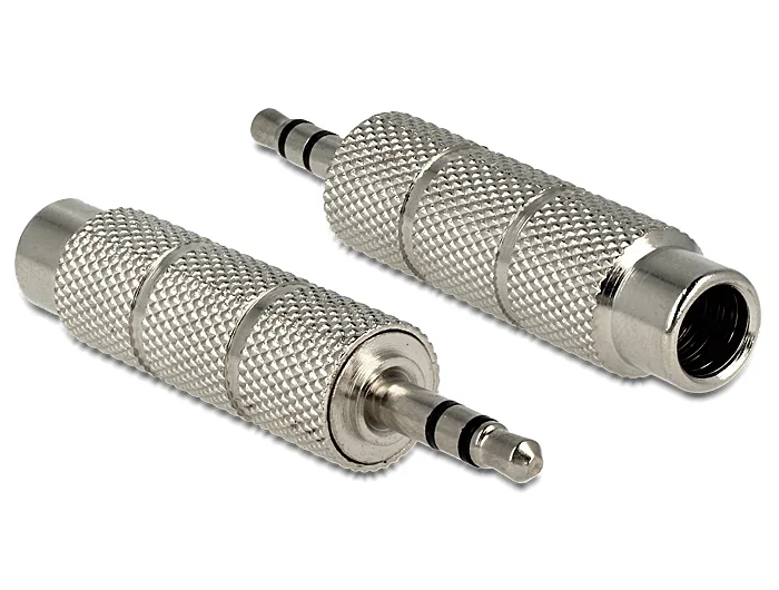 Delock Adapter Klinkenstecker 3,5 mm > Klinkenbuchse 6,35 mm 3 Pin #1 