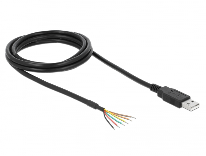 Delock USB 2.0 zu Seriell TTL Konverter mit 6 offenen Kabelenden 1,8 m (5 V) #2 