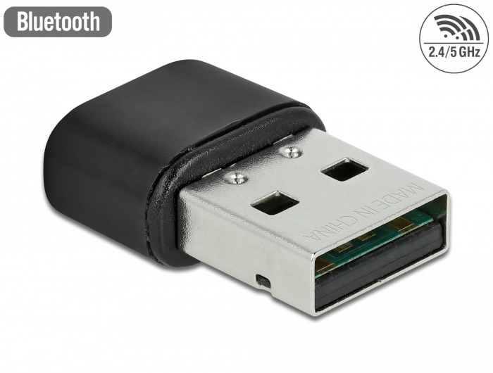 Delock Bluetooth 4.2 und Dualband WLAN ac/a/b/g/n 433 Mbps USB Adapter #1 