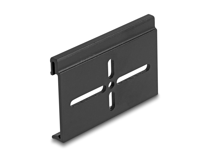 Delock Aluminium Montageclip für Hutschiene 70,0 x 47,8 mm schwarz #2 