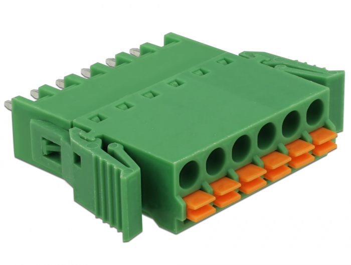 Delock Terminalblock Set für Platine 6 Pin 3,81 mm Rastermaß vertikal #2 