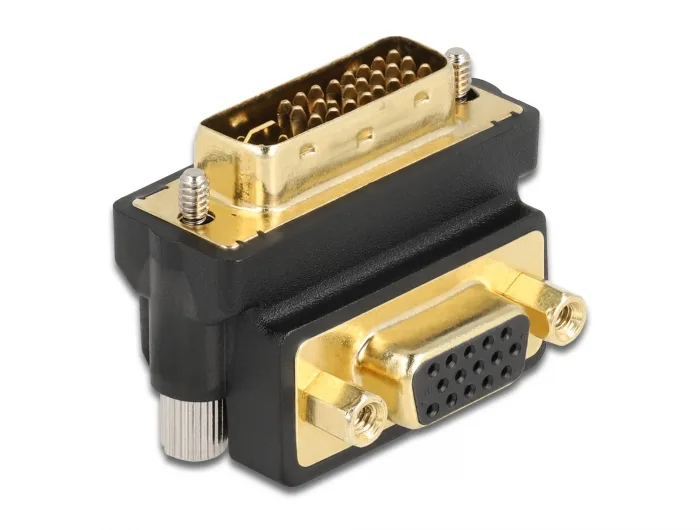 Delock Adapter VGA Buchse zu DVI 24+5 Pin Stecker 270° gewinkelt #2 