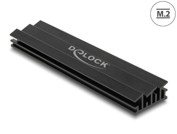 Delock Kühlkörper 100 mm für M.2 Modul schwarz #1 