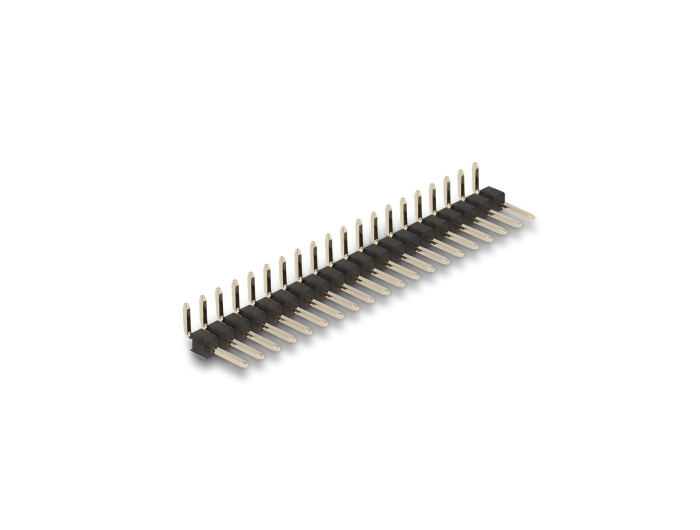 Delock Stiftleiste 20 Pin, Rastermaß 2,54 mm, 1-reihig, gewinkelt, 5 Stück #2 
