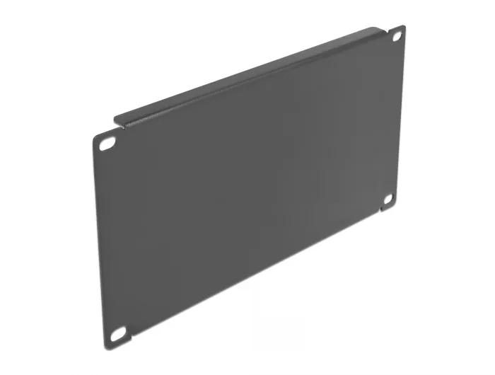 Delock 10″ Netzwerkschrank Blindabdeckung 3 HE schwarz #1 