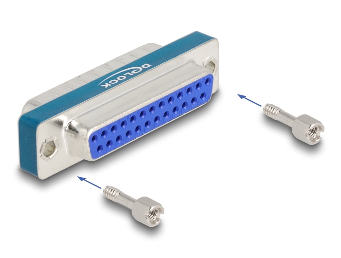 Delock HF/EMI Entstörfilter D-Sub 25 Pin Stecker zu Buchse mit Tiefpass induktiv #3 
