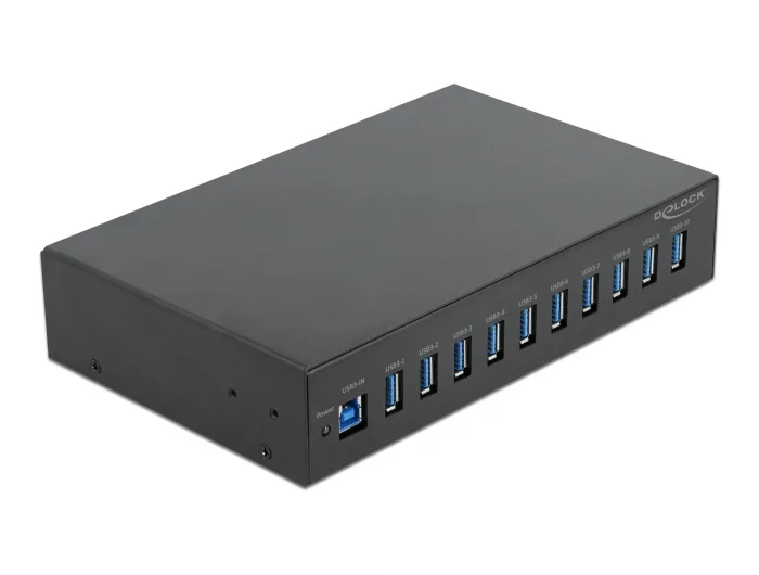 Delock 10″ Industrie Hub 10 x USB 3.2 Gen 1 Typ-A #2 