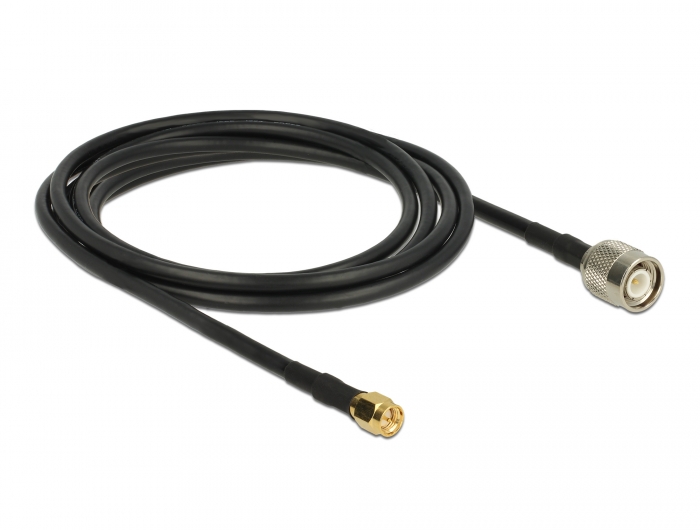 Delock Antennenkabel TNC Stecker > SMA Stecker CFD200 2,5 m low loss #2 