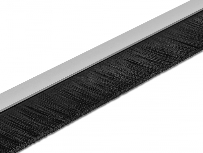 Delock Bürstenstreifen 40 mm mit Alu-Profil gerade - Länge 1 m #2 