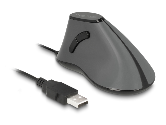 Delock Ergonomische optische 5-Tasten vertikal USB Maus #3 