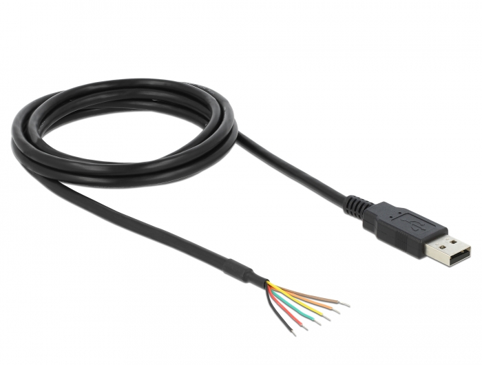 Delock USB 2.0 zu Seriell TTL Konverter mit 6 offenen Kabelenden 1,8 m (3,3 V) #2 