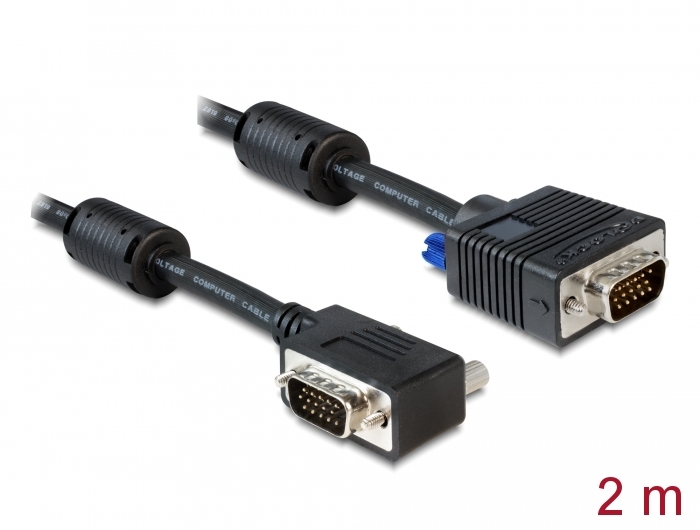Delock Kabel SVGA 2 m Stecker-Stecker gewinkelt #1 