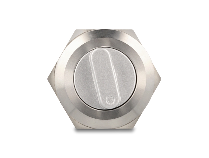 Delock Drehschalter zum Einbau 22 mm 3 x Lötanschluss #2 