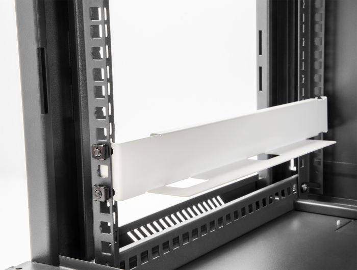 Delock 19″ Tragschiene längenverstellbar 368 - 600 mm für Netzwerkschrank 1 HE grau 1 Paar #5 