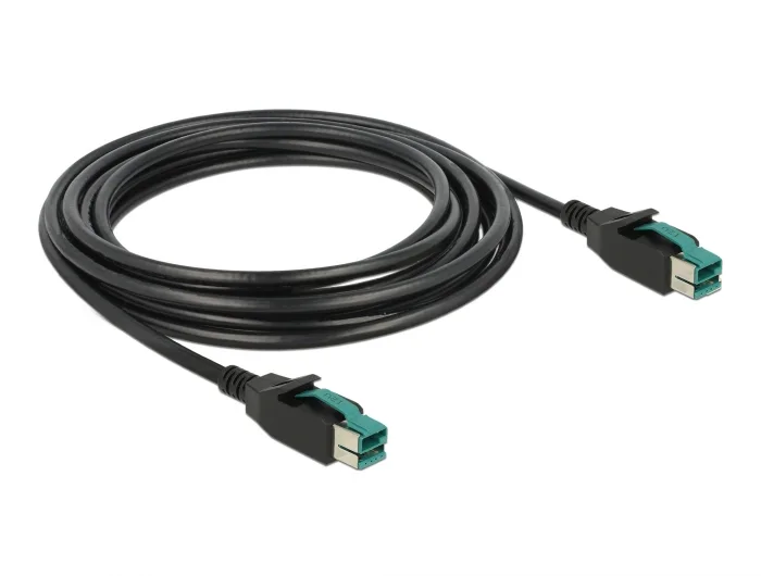 Delock PoweredUSB Kabel Stecker 12 V > PoweredUSB Stecker 12 V 4 m für POS Drucker und Terminals #4 