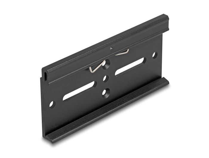 Delock Aluminium Montageclip für Hutschiene 100,0 x 47,8 mm schwarz #3 