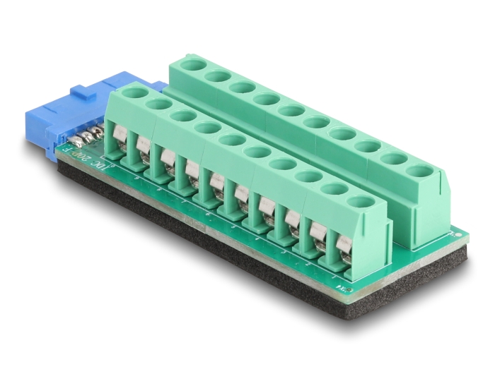 Delock USB Pfostenbuchse zu Terminalblock Adapter 20 Pin #2 