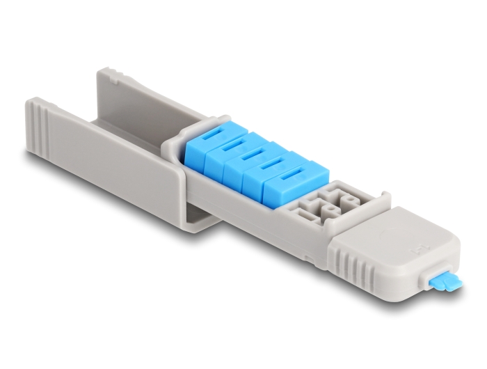 Delock USB Port Blocker Set für USB Typ-A Buchse 5 Stück + Verschlusswerkzeug #4 