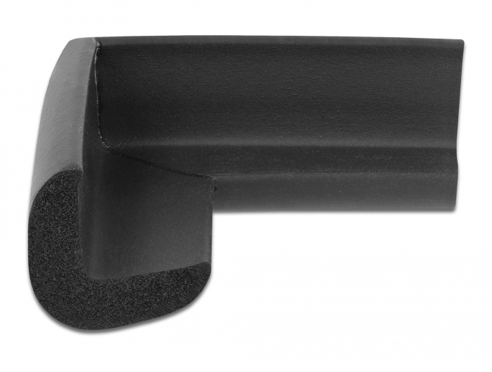 Delock Schaumstoff Kantenschutz selbstklebend 56 x 56 x 22 mm schwarz #2 