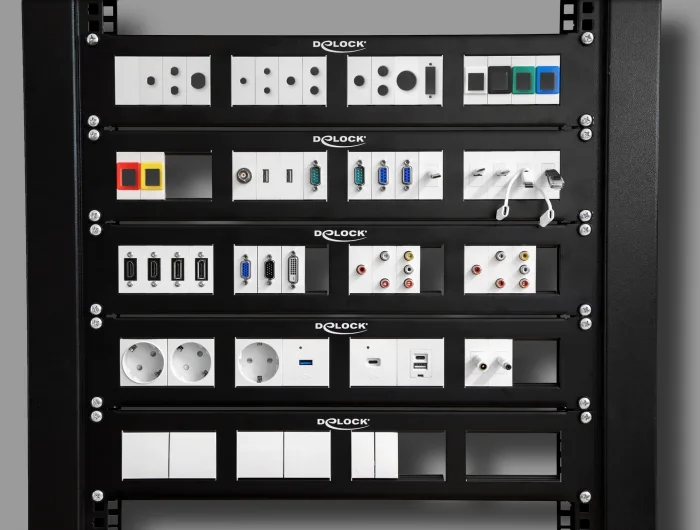 Delock Easy 45 HDMI 4K 60 Hz Modul mit DC Einspeisung 2,1 x 5,5 mm und Kabelpeitsche, 22,5 x 45 mm #3 