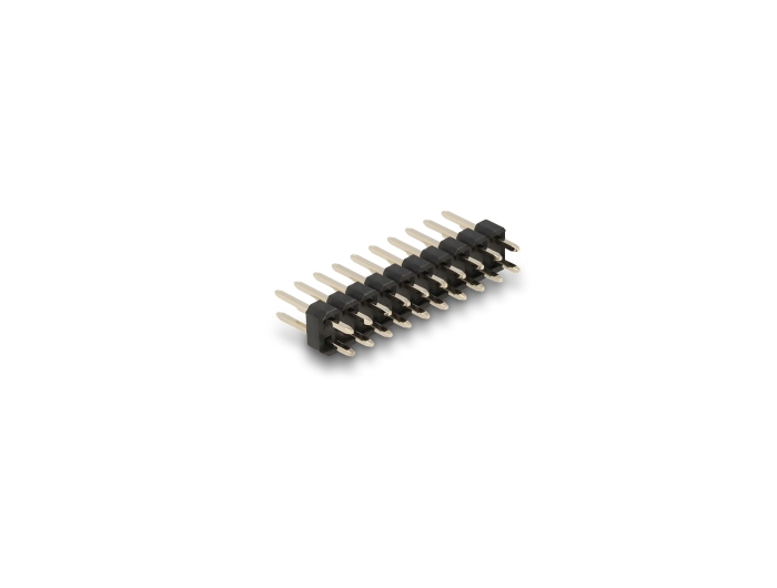 Delock Stiftleiste 10 Pin, Rastermaß 2,54 mm, 2-reihig, gerade, 5 Stück #2 