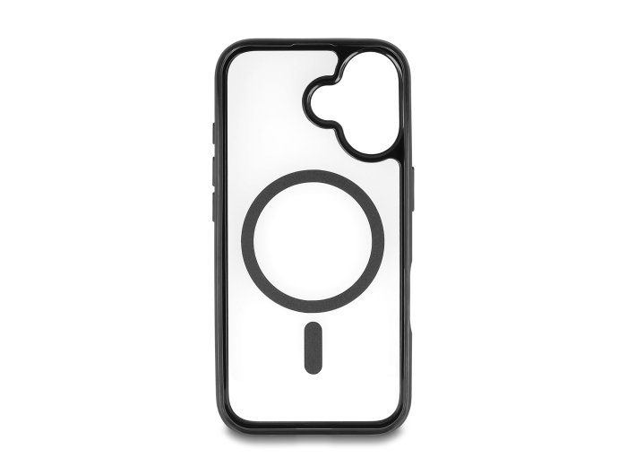 Delock Schutzhülle für iPhone 16 kompatibel mit MagSafe transparent-schwarz #3 