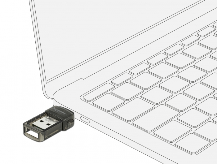 Delock USB 2.0 Bluetooth 4.0 Adapter 2 in 1 USB Type-C™ oder Typ-A #5 