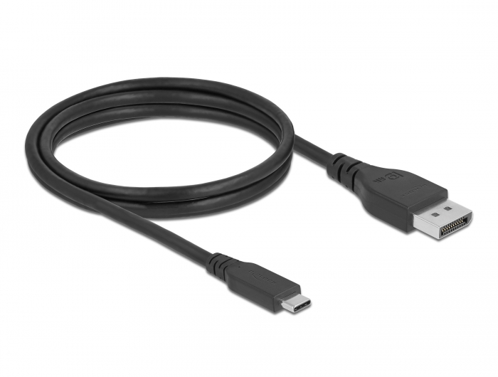 Delock Bidirektionales USB Type-C™ zu DisplayPort Kabel (DP Alt Mode) 8K 60 Hz 1 m DP 8K zertifiziert #2 