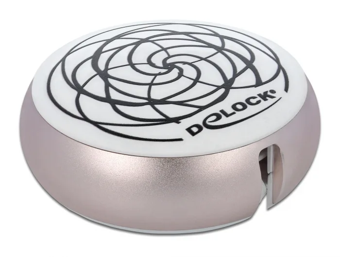Delock USB Aufrollkabel Typ-A zu Lightning™ weiß / rosé #2 